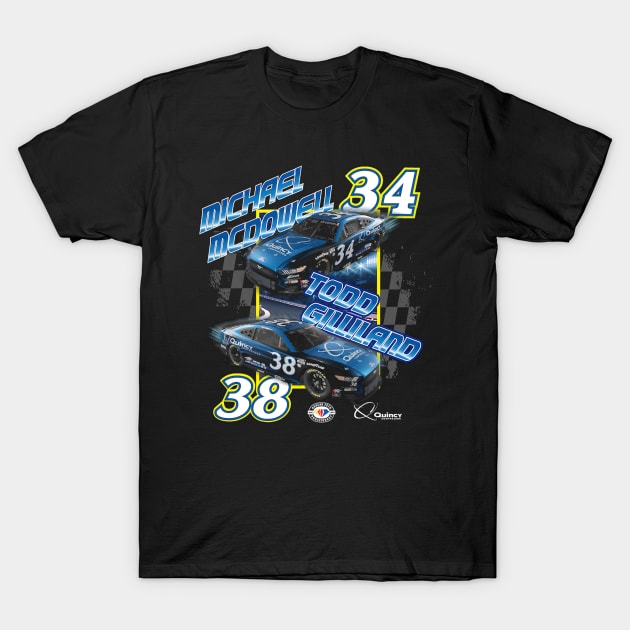 Todd Gilliland & Michael McDowell Quincy Compressor T-Shirt by art.Hamdan